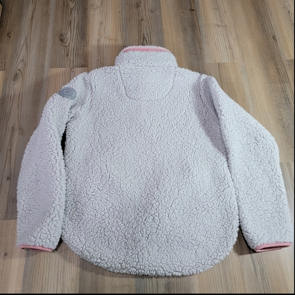 Simply Southern Grey Fleece Pullover 1/4  Zip Women's size Large - Picture 2 of 8